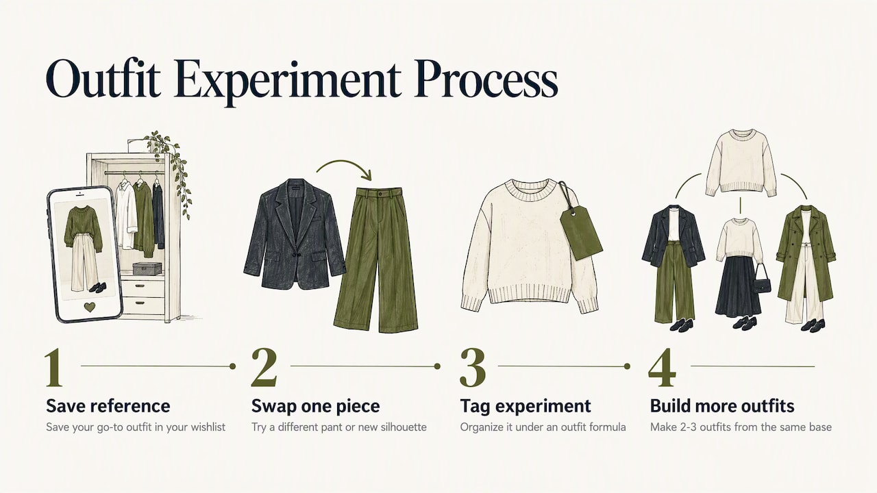 Integrating Favorite Pieces Into New Looks — overview diagram