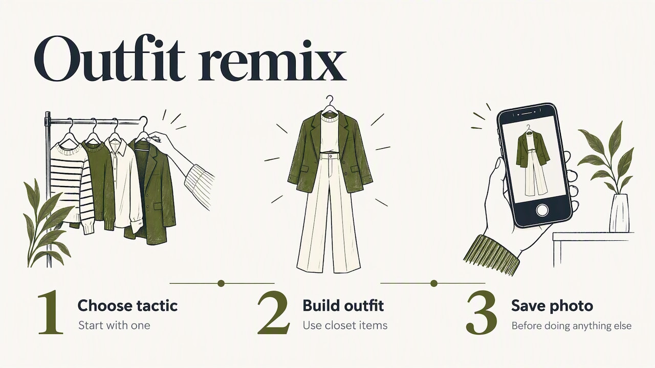 Why remixing beats impulse buying — overview diagram